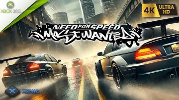 Need for Speed: Most Wanted (2005) - Xbox 360 - Xenia Emulator Gameplay [4K 60FPS]