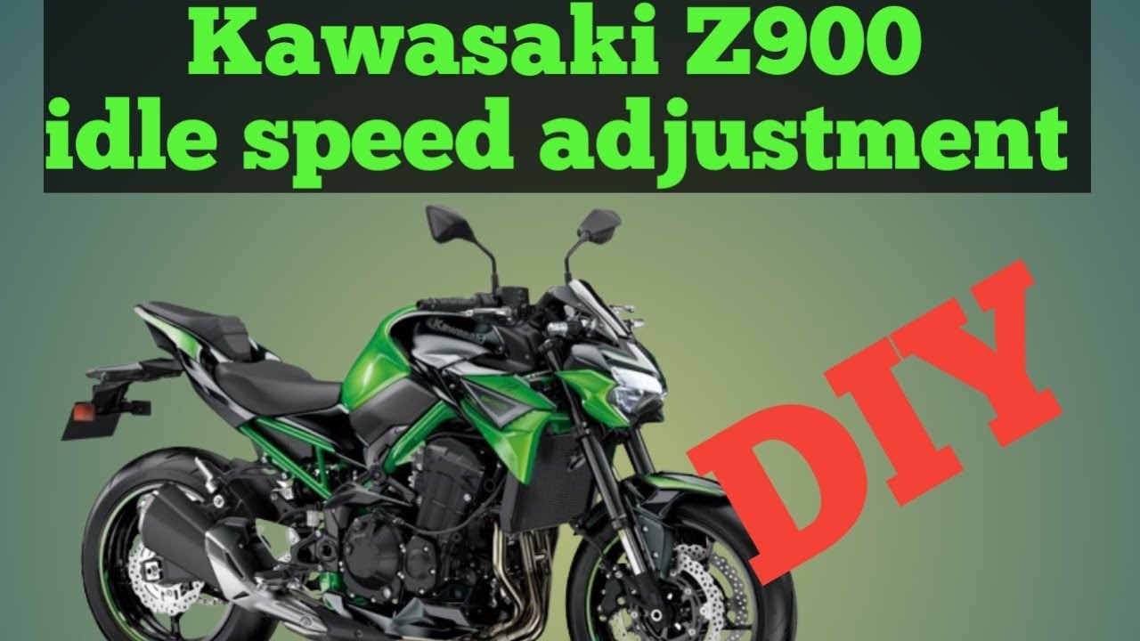 How to adjust idle speed screw 2022 Kawasaki Z900 DIY YouTube