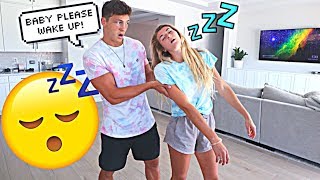 Sleep Walking PRANK On My Fiance.. *Cute Reaction*