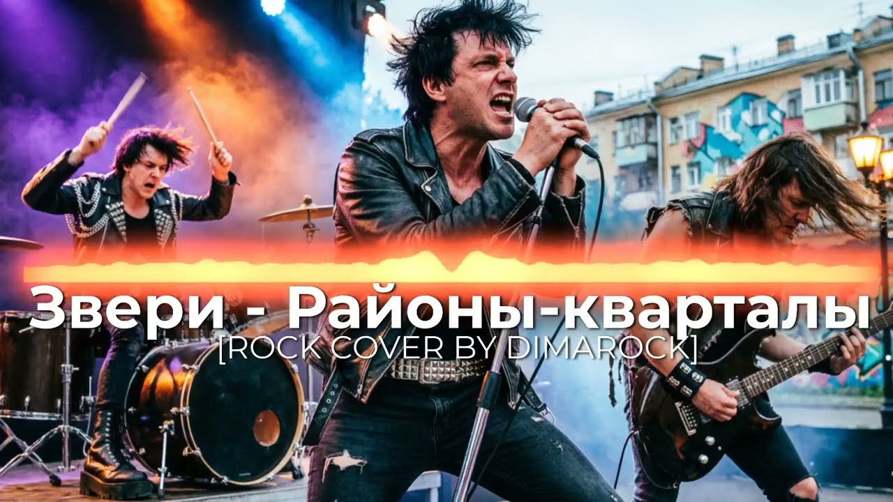 Звери - Районы-кварталы | ROCK COVER BY DIMAROCK
