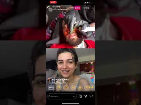 امير تتلو و ندا ياسى در لايو