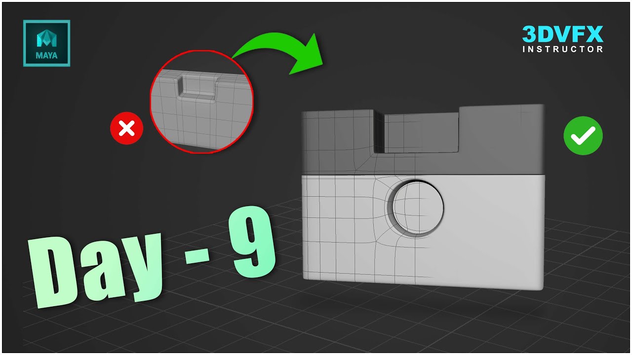 Essential Topology Techniques for 3D Modeling in Maya