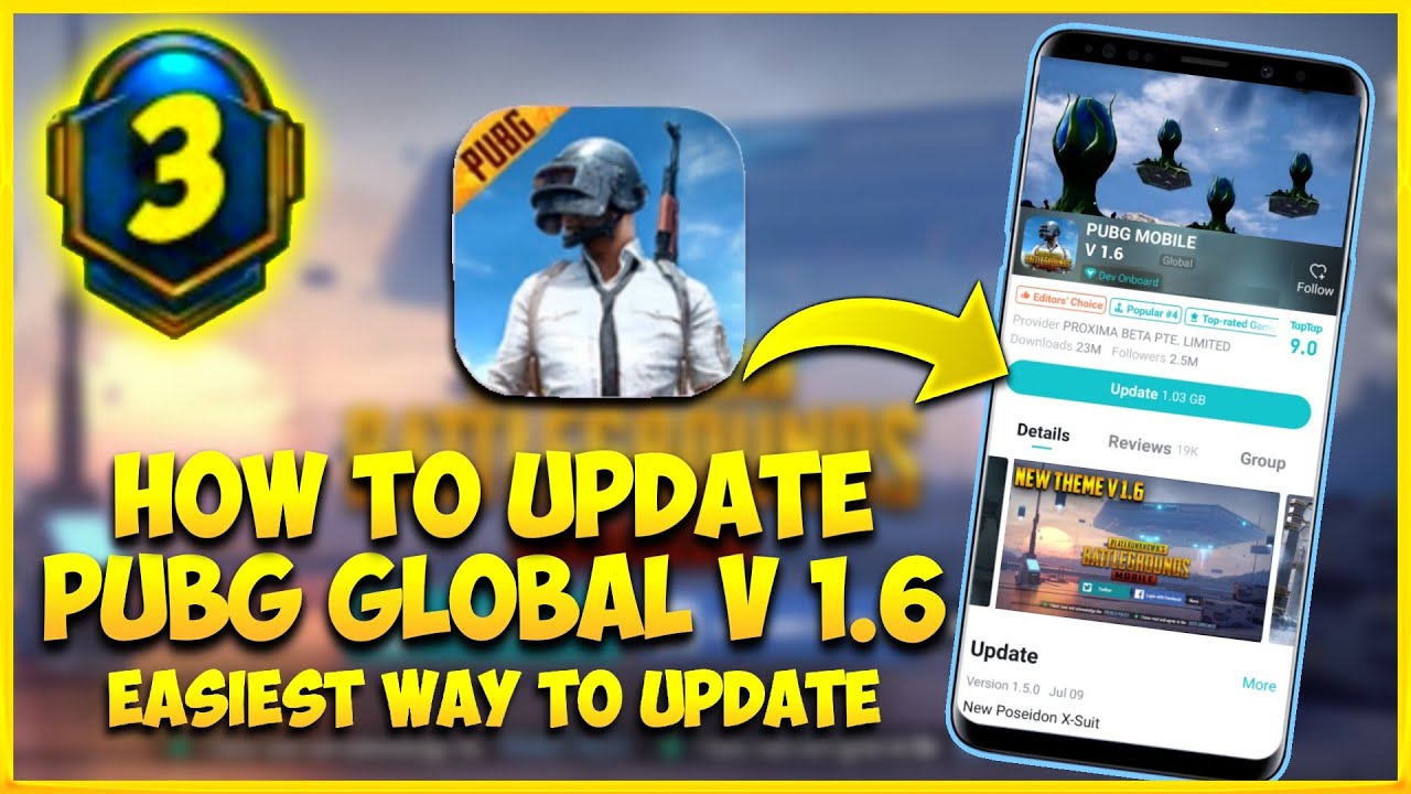 HOW TO UPDATE PUBG MOBILE V 1.6 | PUBG GLOBAL UPDATE 1.6 | PUBG MOBILE.