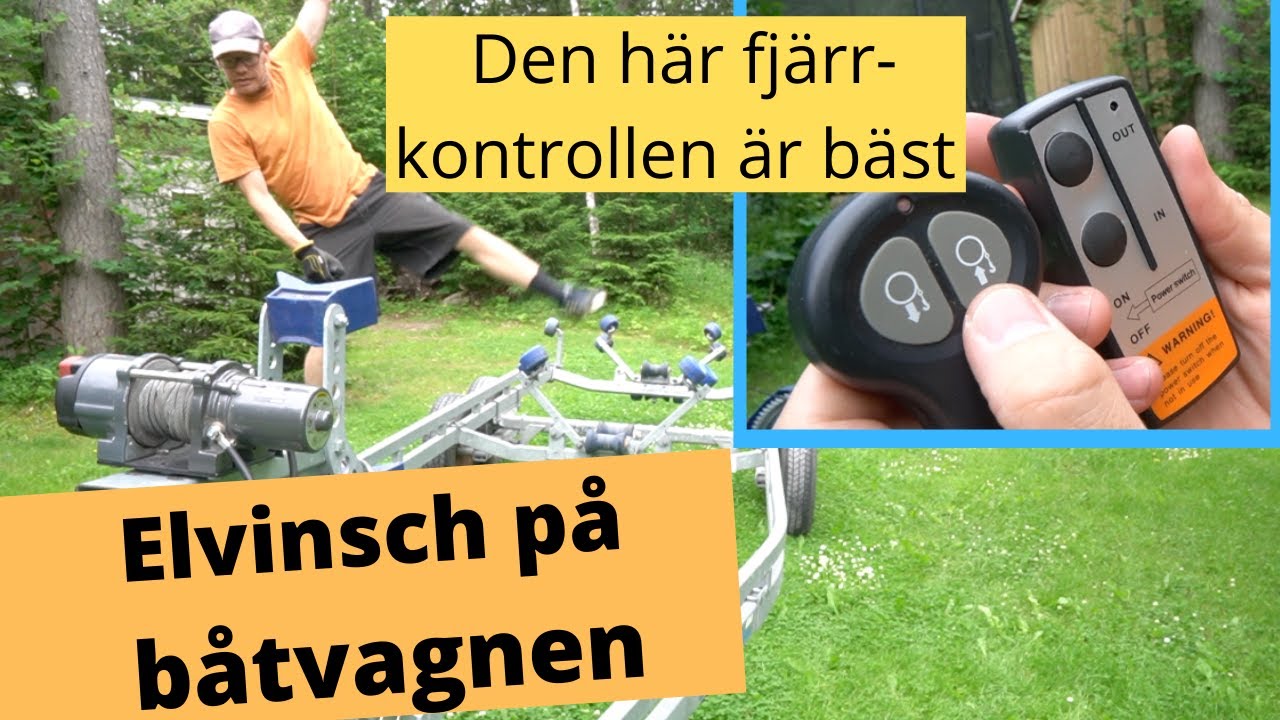 Dubbel vinsch på båtvagnen, vilken fjärrkontroll är bäst?