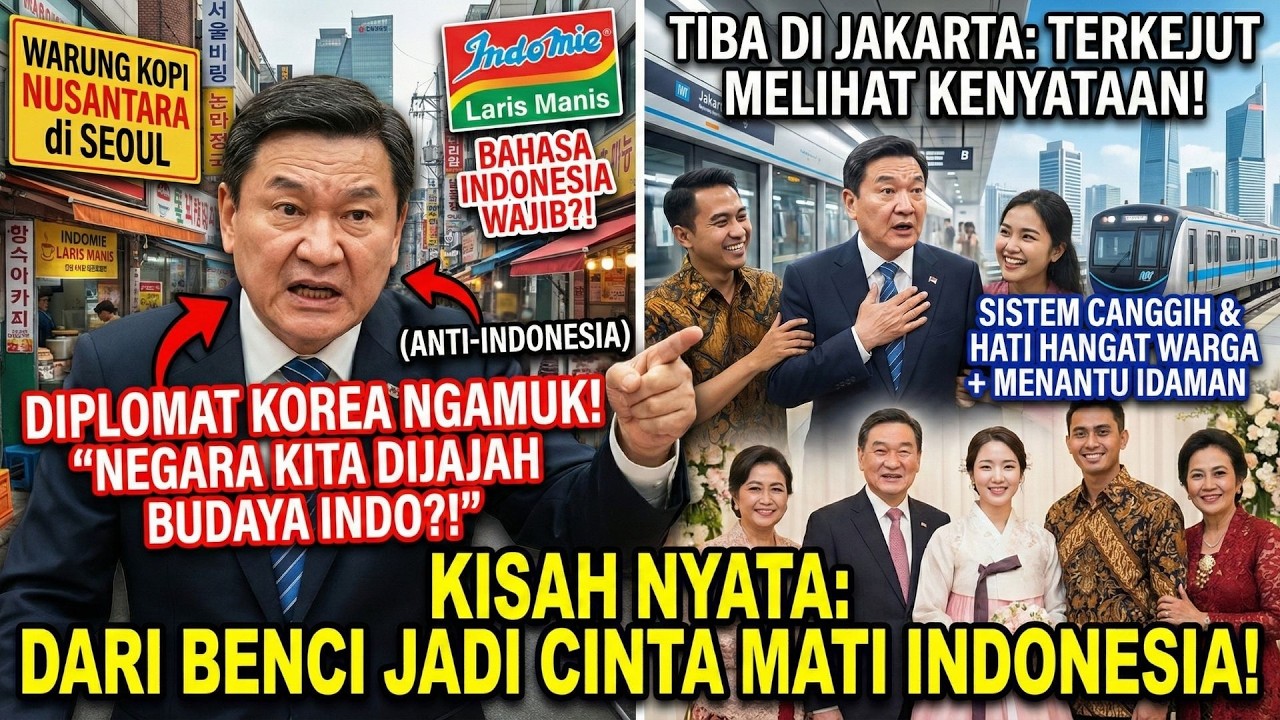 Kisah Nyata Mertua Korea Anti-Indonesia yang Dibuat Menangis Oleh Kebaikan Orang Jakarta #viral