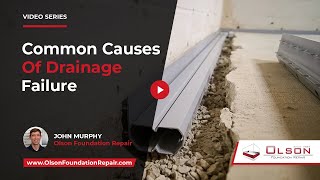 What are the Common Causes of Drainage Failure? | Olson Foundation Repair