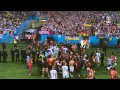 Siegerehrung vom Weltmeisterschaftsspiel 2014 Deutschland - Argentinien