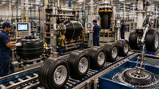 How Aircraft Tires Are Made & Tested | Inside a Modern Factory