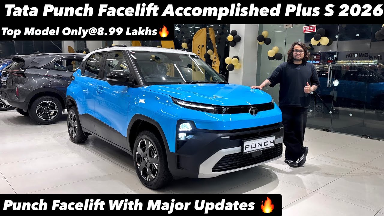 New Tata Punch Facelift 2026 Accomplished Plus S | TOP MODEL ONLY@8.99 LAKHS | Full review 😍🔥