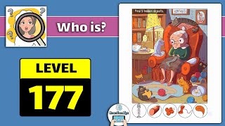 Who is Level 177 Find 5 hidden objects Gameplay