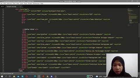 Aplikasi Penginputan Nilai Mahasiswa Berbasis Web
