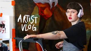 Getting into a flow painting tattoos &amp; stretch marks (+ making an art fair table)