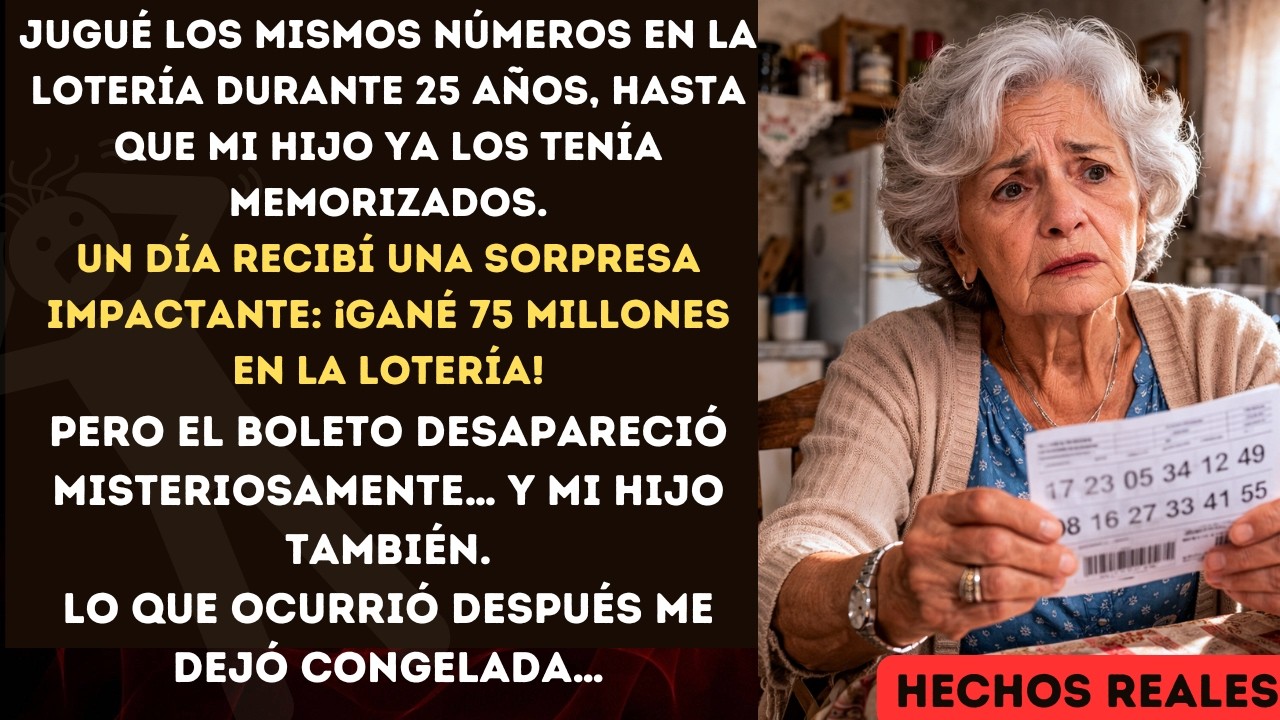 Gané la LOTERÍA y mi vida se convertió en una pesadilla: ¡LA DESAPARICIÓN QUE ME DEJÓ CONGELADA!!!