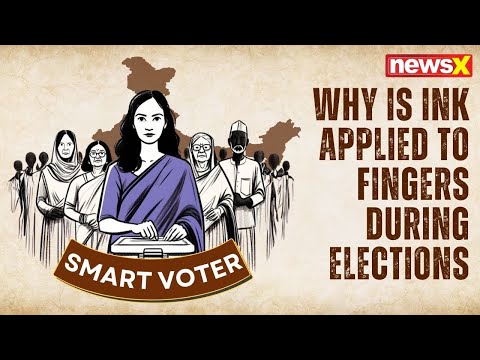 Why is ink applied to fingers during elections? | NewsX - NEWSXLIVE