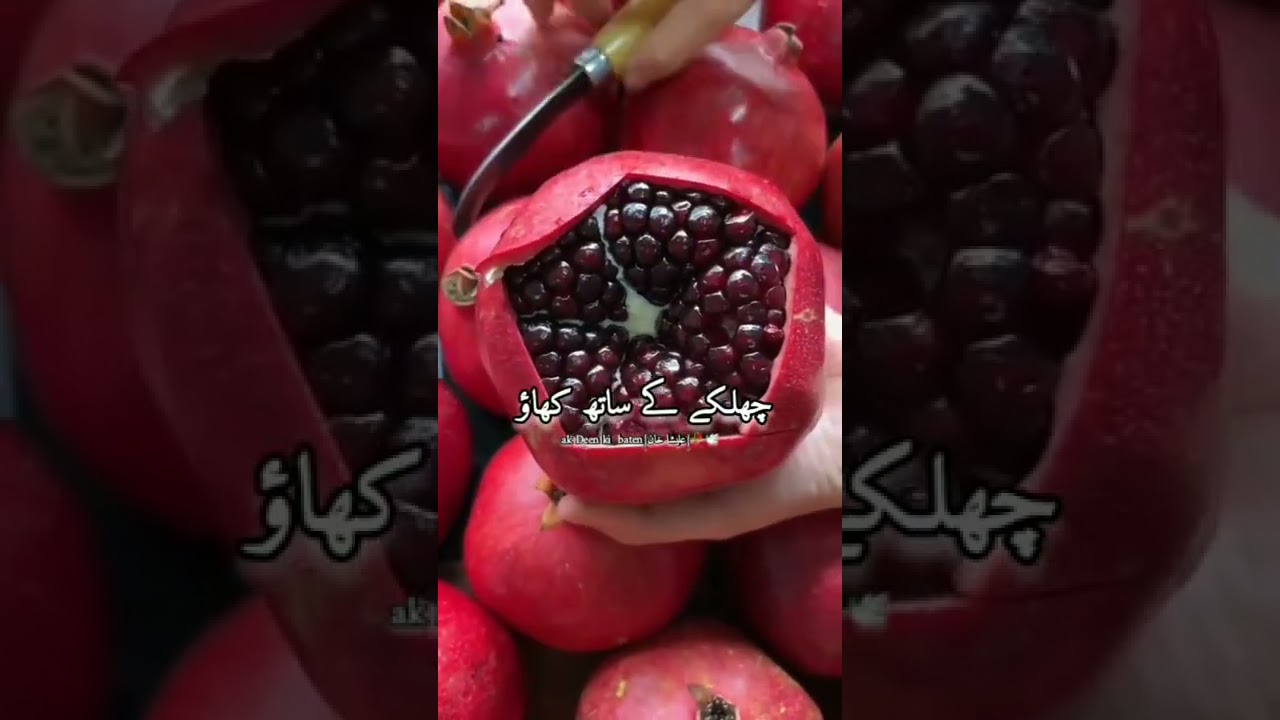 Anar Khane Ke Fayde 😮||Islamik Whatsapp Status||ak Deen ki  baten{علیشا خان}🥀🕊️