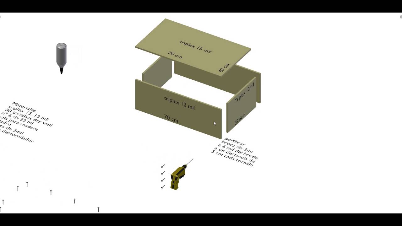 Caja de Triplex para Pilates