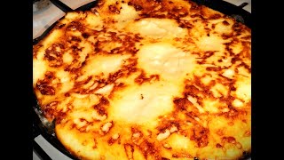 Сырная лепешка с сыром моцарелла/вкусно и полезно/Cheese flatbread with mozzarella cheese