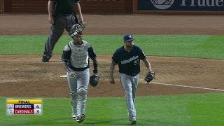 MIL@STL: K-Rod fans Carpenter to earn the save