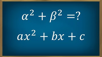 If α and β are the zeros of the polynomial ax2 + bx + c find the value of α2 + β2