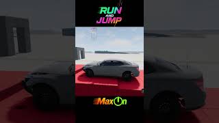 [BeamNG dirve] RUN AND JUMP - #beamngdrive #car #maxon #빔엔지 #빔엔지 드라이브 #destroy #police
