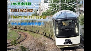 224 2017/07/15撮影 189系全種類 E655系和団臨 TRAIN SUITE 四季島 中央本線臨時列車祭り