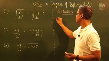 Differential Equations - Introduction - Part 1