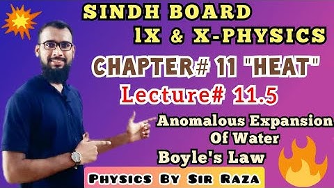 IX & X - Physics | Sindh Board | Chapter#11: Heat |Lecture#11.5| SSC I & II