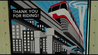 Seattle Monorail on ride, Washington, USA