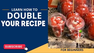 Double Batch Recipe For Red Candy Apples