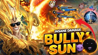 BULLY SUN 😈 ONE SHOT BUILD (INSANE DAMAGE!) GOLD LANE DOMINATION...