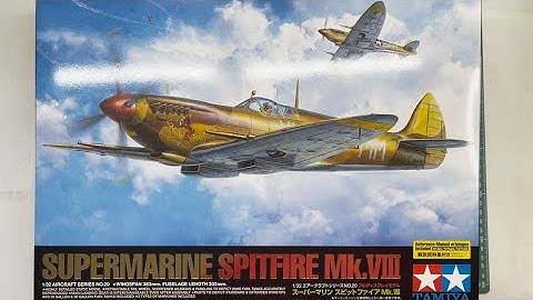 Tamiya Supermarine Spitfire Mk.VIII 1/32 Scale Model Aircraft