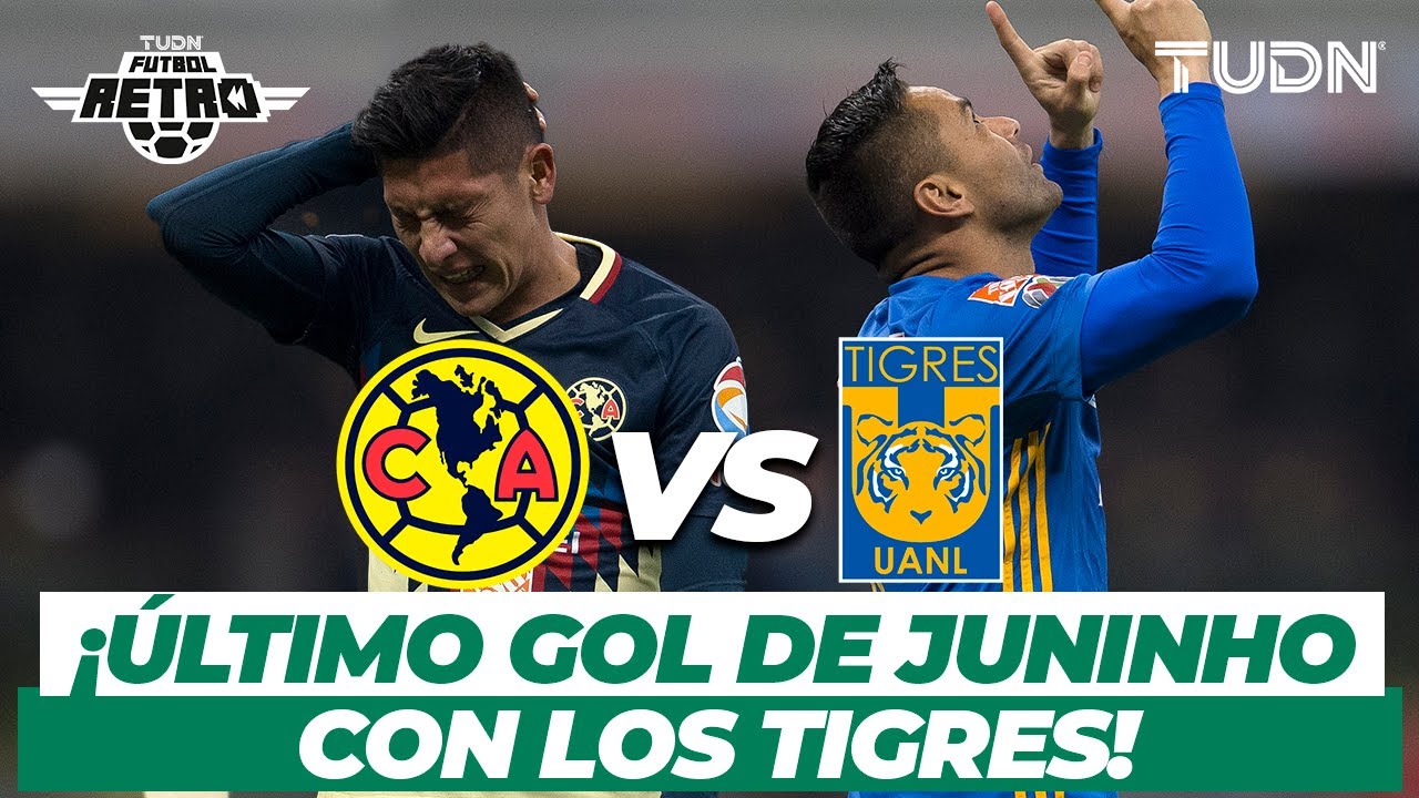 Futbol Retro: ¡Juninho adelantó a Tigres en Semifinales! | América vs Tigres | AP-17 | TUDN