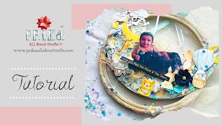 #140 Altered Hoop || Bob n Betty -Little Munchkin || Prika Craft Studio || Blog Inspiration