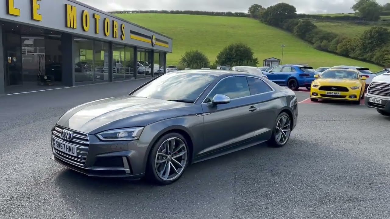 2017 AUDI S5 COUPE 3.0 TFSI Quattro Grey with Carbon for sale Castle Motors