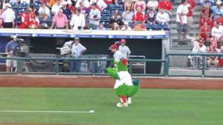 Phillie Phanatic Harasses, Hexes & Rides