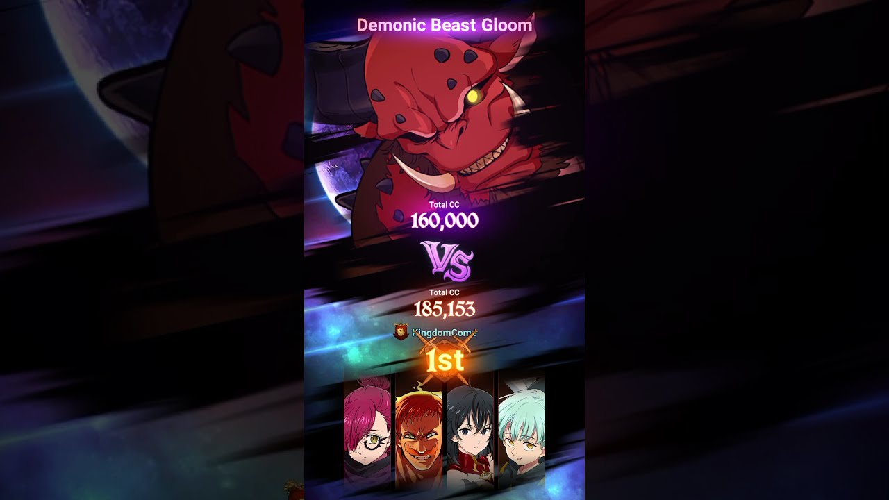 Extreme Mode The Burning Wilderness Demonic Beast Gloom From Seven Deadly Sins Grand Cross