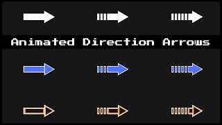Moving Direction Arrows (Ae) - Free Pointer Set