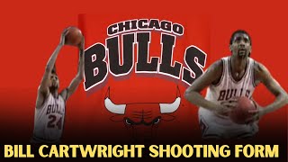 Bill Cartwright’s shooting form looked like a video game glitch.