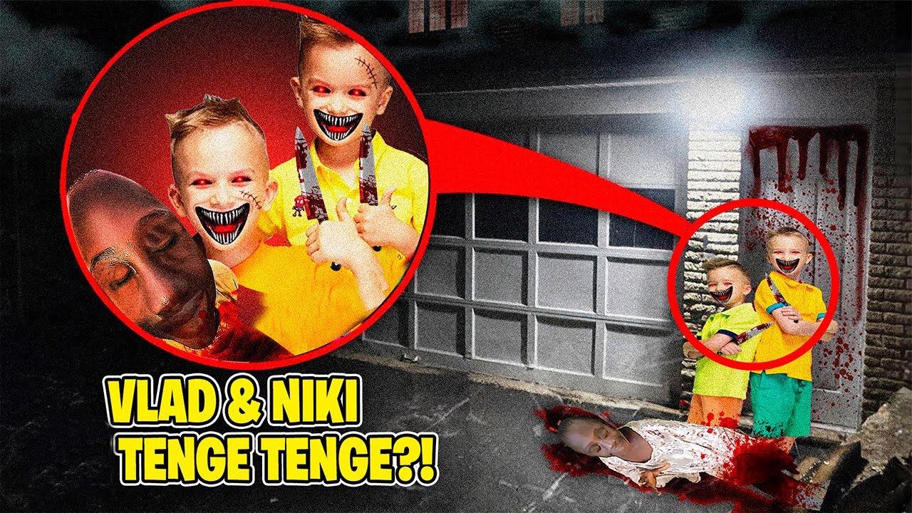 MON DRONE TROUVE TENGE TENGE EN TRAIN D'ATTAQUER VLAD ET NIKI DEVANT MA MAISON !! (ça tourne mal..)