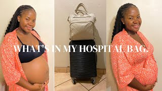 What's in my Hospital Bag | First Time Mom | Nest With Me | South African YouTuber | Claudia Sebola