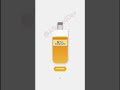 Bottle Juice Fill Animation | HTML CSS JavaScript | Satisfying Animation #coding #shorts