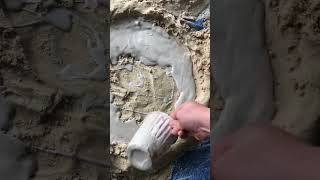 Ceramic sand slip casting -platter