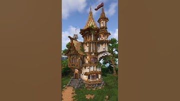 Minecraft Fantasy Wizard Tower Build