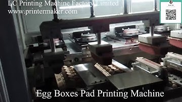 Egg Boxes Pad Printing Machine