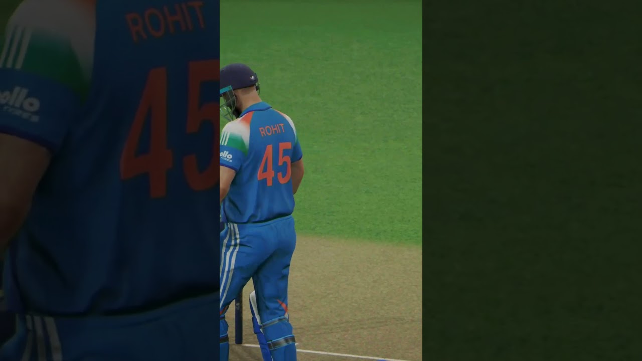 Back foot for six by Rohit Sharma 