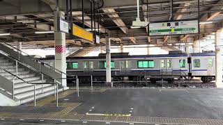 総武快速線E235系1000番台2編成とE217系1編成が幕張駅を通過 (2列E235系1000番台及1列E217系駛經幕張站)