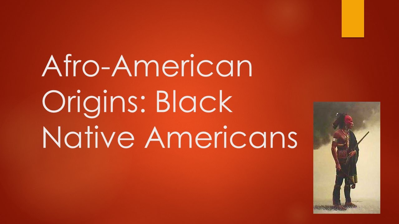 Afro-American Origins: Black Native Americans - YouTube