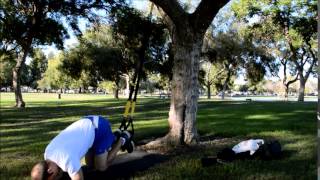 TRX Atomic Crunch From Elbows