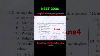Sexual reproduction in flowering plants||NEET 2026 Biology #ytshorts #neet2026 #neetexam #viralshort
