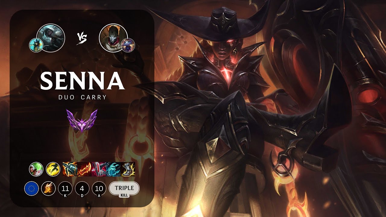 Senna ADC vs Jhin - EUW Master Patch 13.10